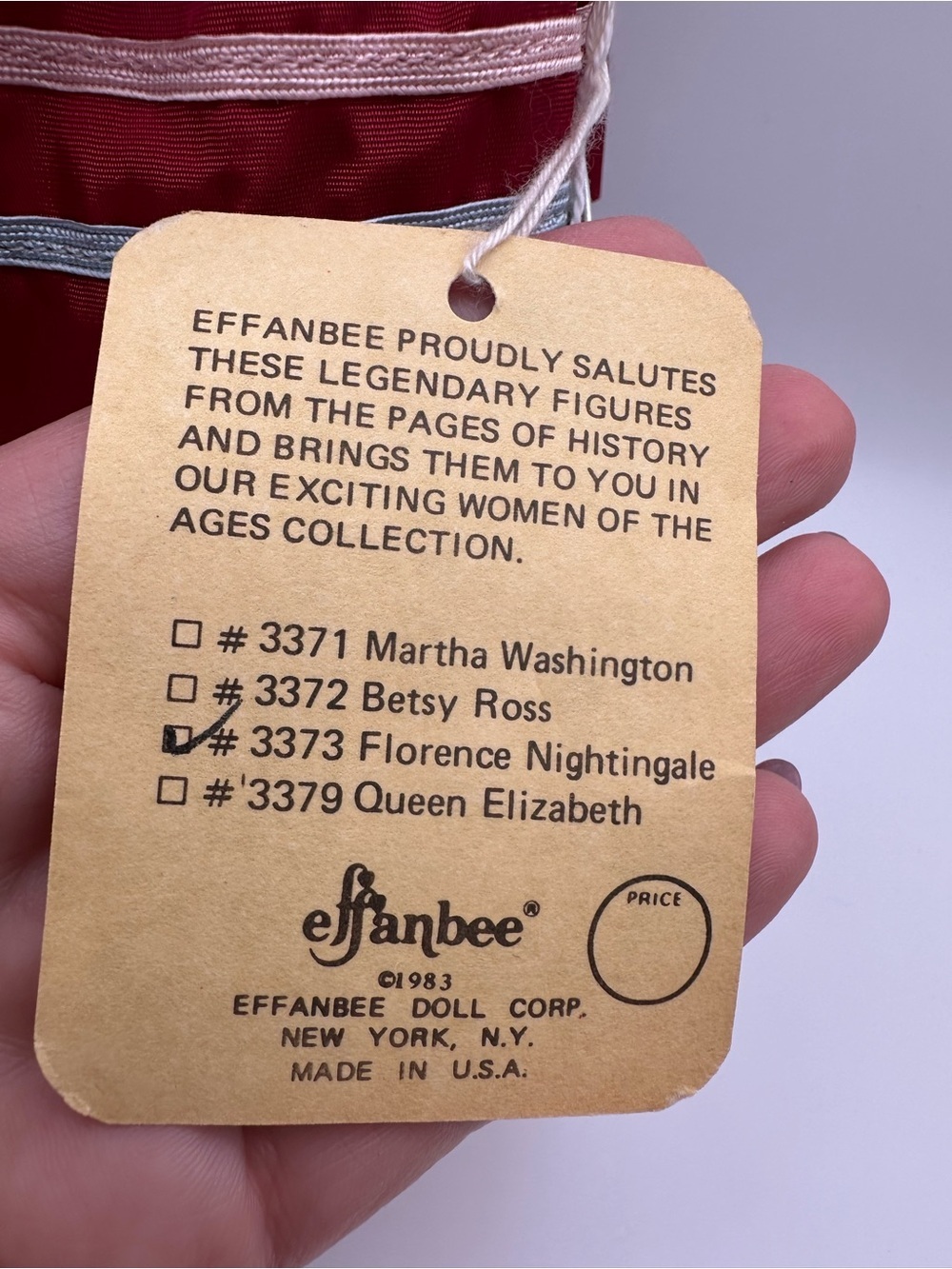 Vintage Effanbee Women of the Ages Doll Original Tags Collectible - Picture 7 of 7